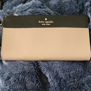 Kate Spade Black and Cream Clutch